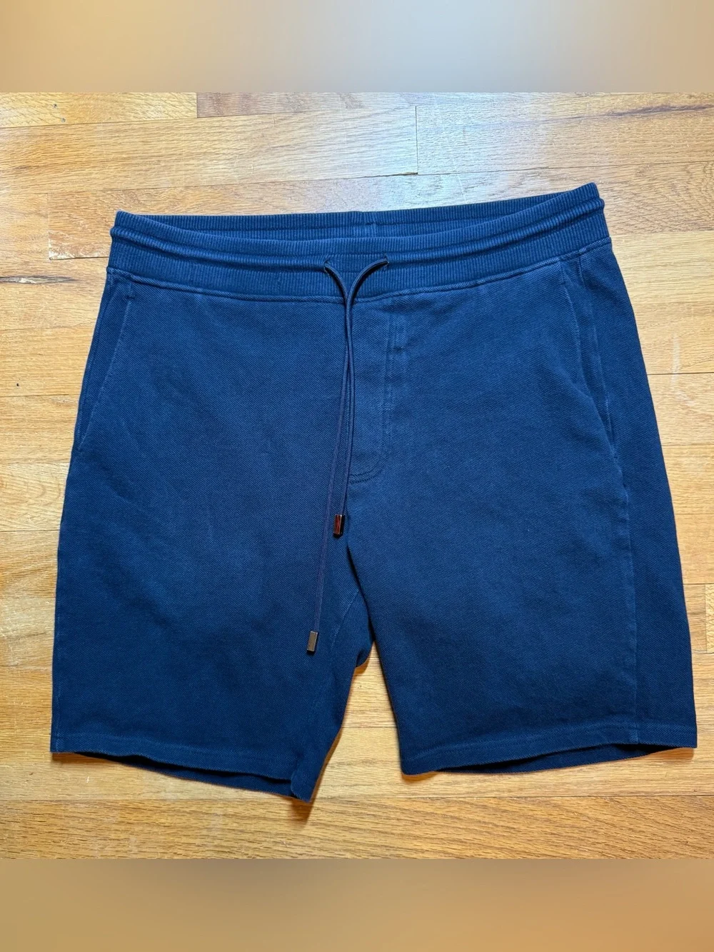 Zara Man Jogger Waist Shorts Navy
